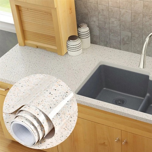 Pvc marble kitchen - kitchen, sticker